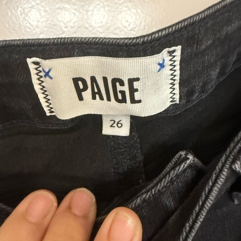PAIGE Black Verdugo Ankle Women's Jeans - Picture 2 of 4
